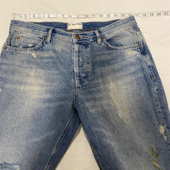 Free People We the‎ Free Unknown Legend Slim Jeans in Outlaw Size 29 - Picture 13 of 13